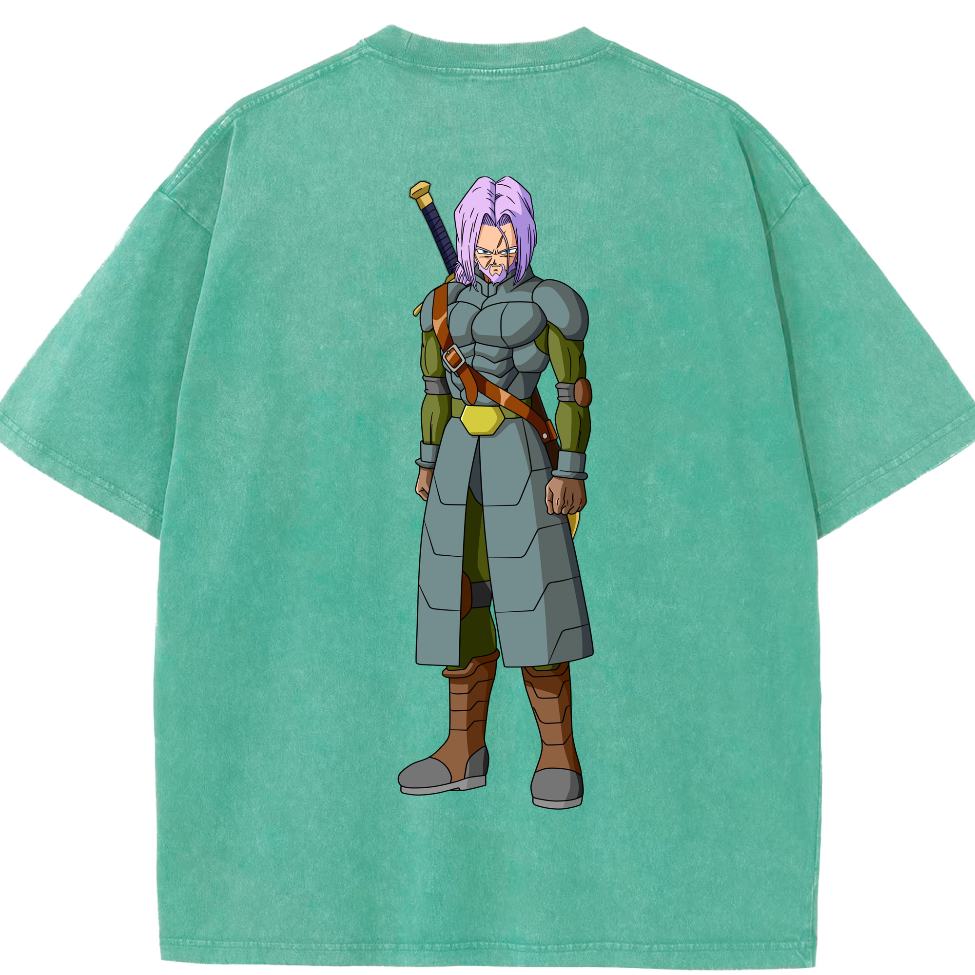 （画像用） ドラゴンボール DRAGON BALL 綿100% ヴィンテージ風 半袖Tシャツ（背面プリント）